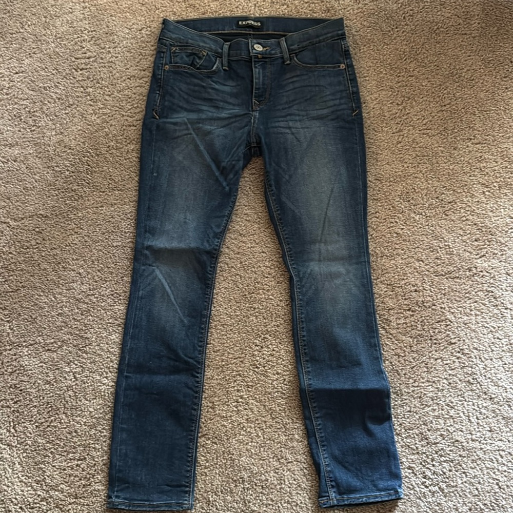Express - Super Skinny Mid Rise - 6S